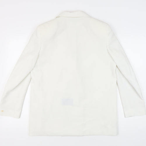Alexon Women's White Double-Breasted Blazer Size 12