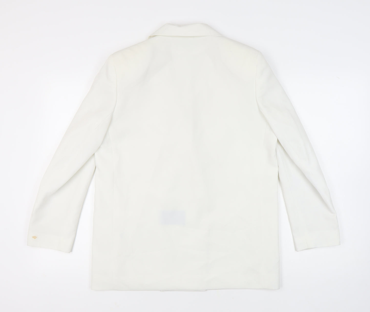 Alexon Women's White Double-Breasted Blazer Size 12