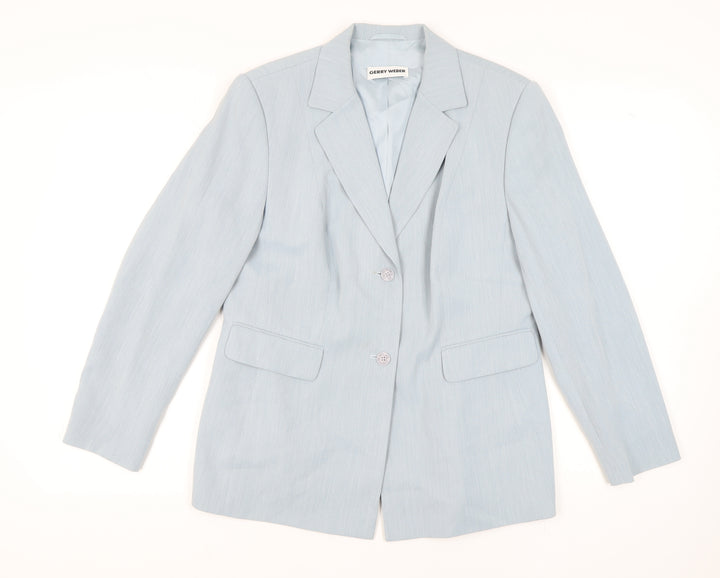 Gerry Weber Women’s Blue Suit Jacket Size 16, Lined, Business Casual