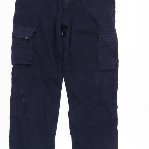 Rokwear Men's Blue Cargo Trousers Size 34