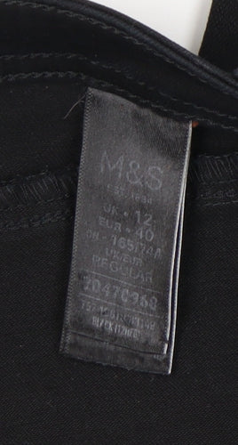Marks & Spencer Women's Black Skinny Jeans, Size 12