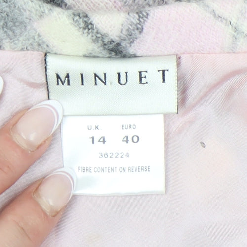 Minuet Women’s Multicoloured Check Skirt Size 14