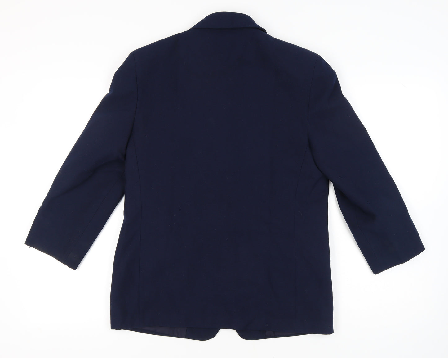 St Michael Women's Blue Blazer Size 12 Classic Style