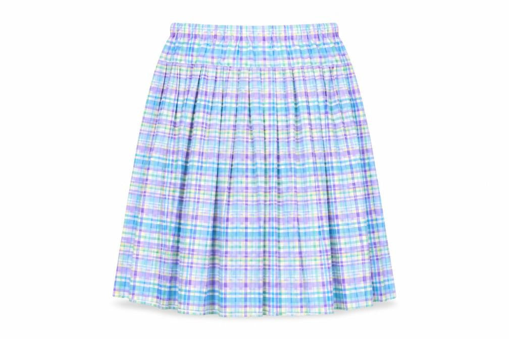 Front view of Classics Women's Multicoloured Pleated Skirt, size 26