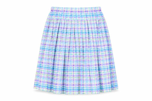 Front view of Classics Women's Multicoloured Pleated Skirt, size 26