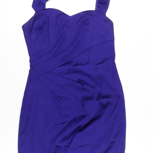 Belle by Oasis Women's Purple Sheath Dress Size 12