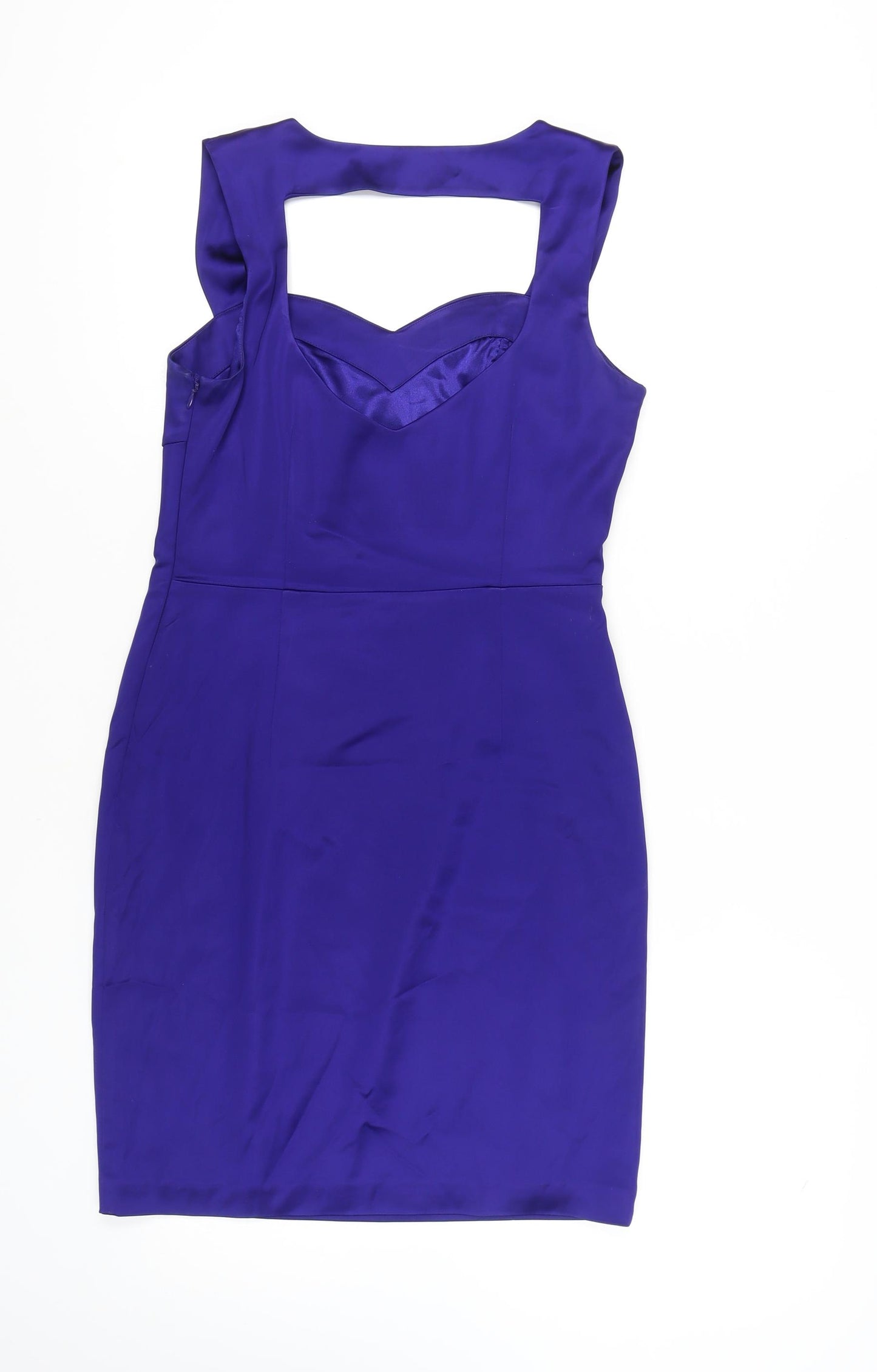 Belle by Oasis Women's Purple Sheath Dress Size 12