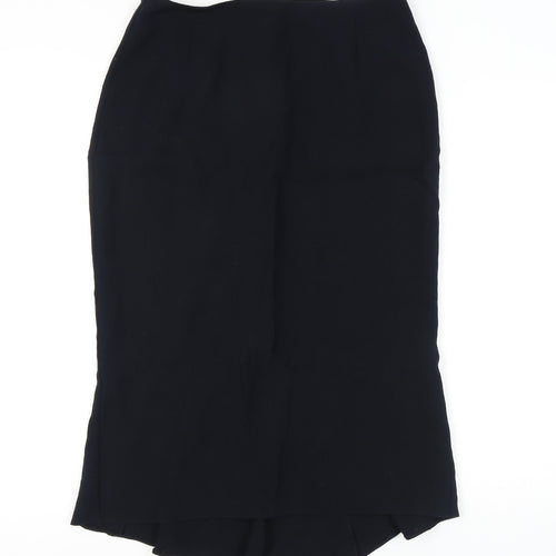 GOLD Women's Black Pencil Skirt Size 12