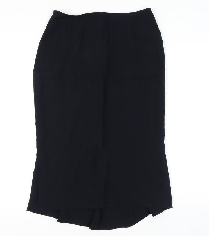 GOLD Women's Black Pencil Skirt Size 12