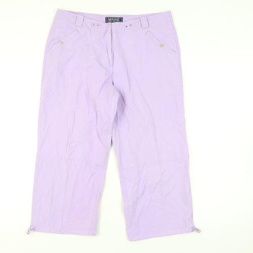 Maine New England Women's Purple Trousers Size 14