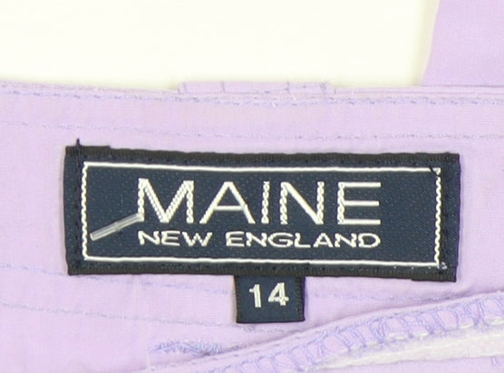 Maine New England Women's Purple Trousers Size 14