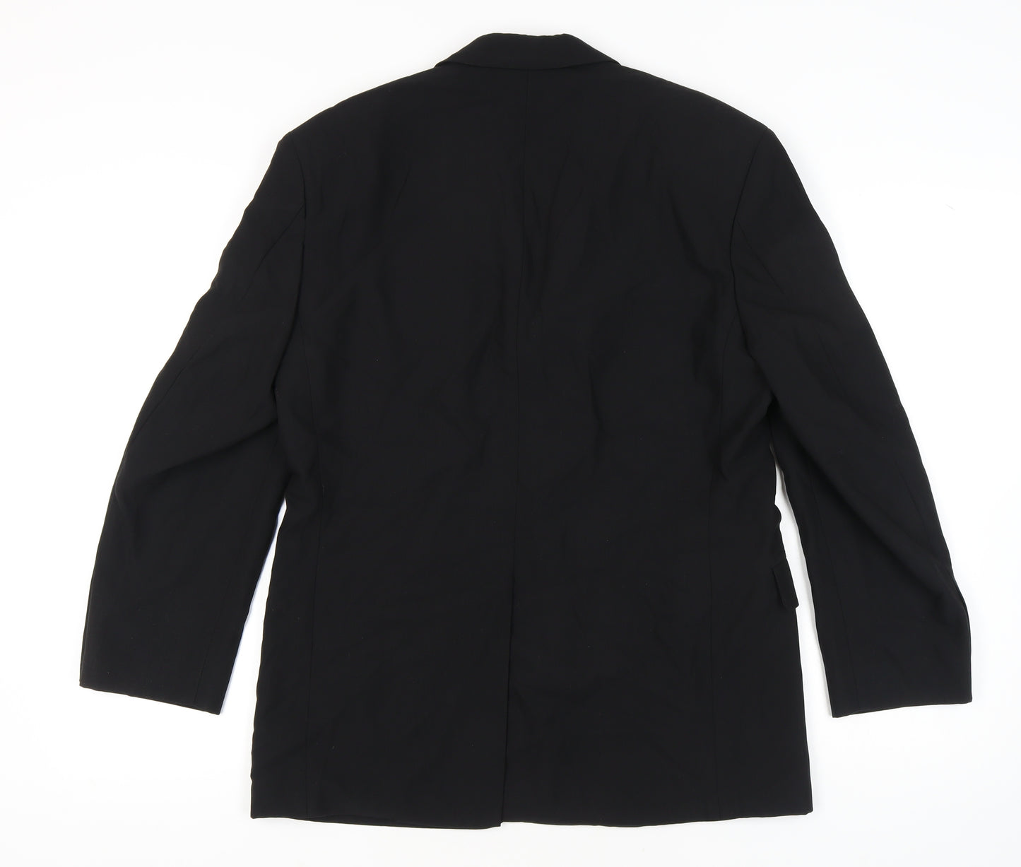 Marks and Spencer Men's Black Wool Blazer, Size 38