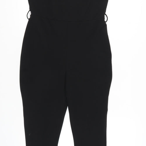 Miss Selfridge Women's Black Jumpsuit, Size 12, Casual Style