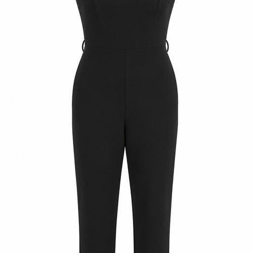 Miss Selfridge Women's Black Jumpsuit, Size 12, Casual Style