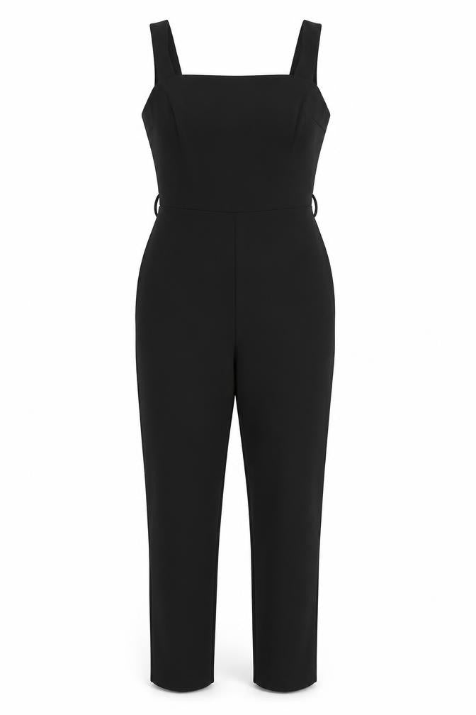 Miss Selfridge Women's Black Jumpsuit, Size 12, Casual Style