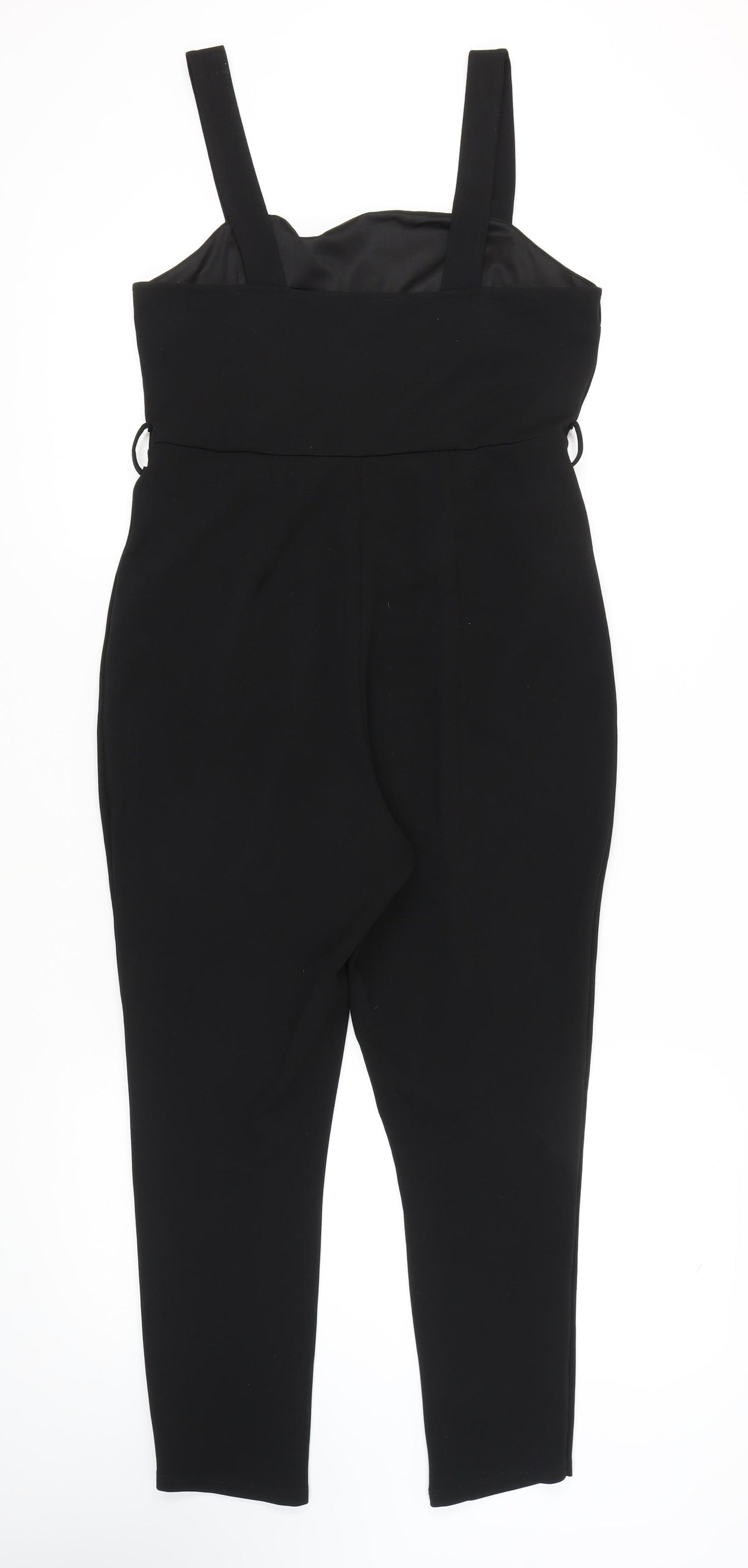 Miss Selfridge Women's Black Jumpsuit, Size 12, Casual Style