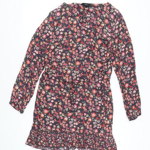 Next Womens Floral Long Sleeve Dress UK 18
