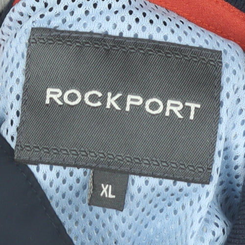 Rockport Men's Blue XL Basic Jacket - Casual and Versatile