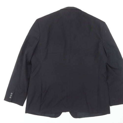 Thomas Nash Men's Black Blazer Jacket Size 48 Regular