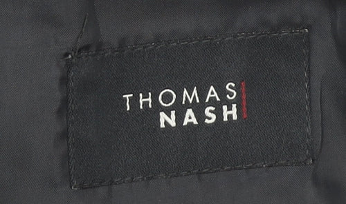 Thomas Nash Men's Black Blazer Jacket Size 48 Regular