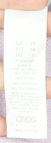 ASOS Design Women's Purple Sweatshirt Size 10