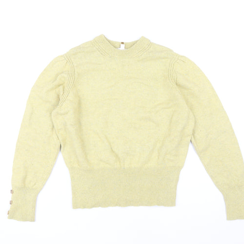 Marks and Spencer Women Yellow Pullover Jumper Size 16