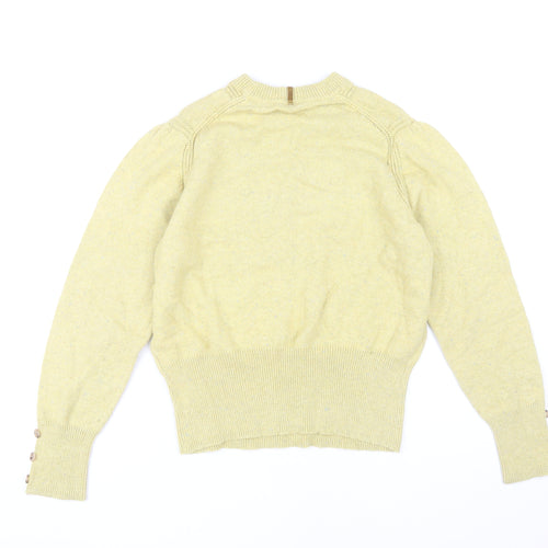 Marks and Spencer Women Yellow Pullover Jumper Size 16