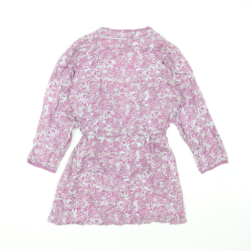 Sandwich Women's Purple Floral Tunic Blouse Size 10