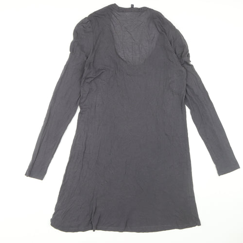 French Connection Women's Grey Shift Dress Size 16