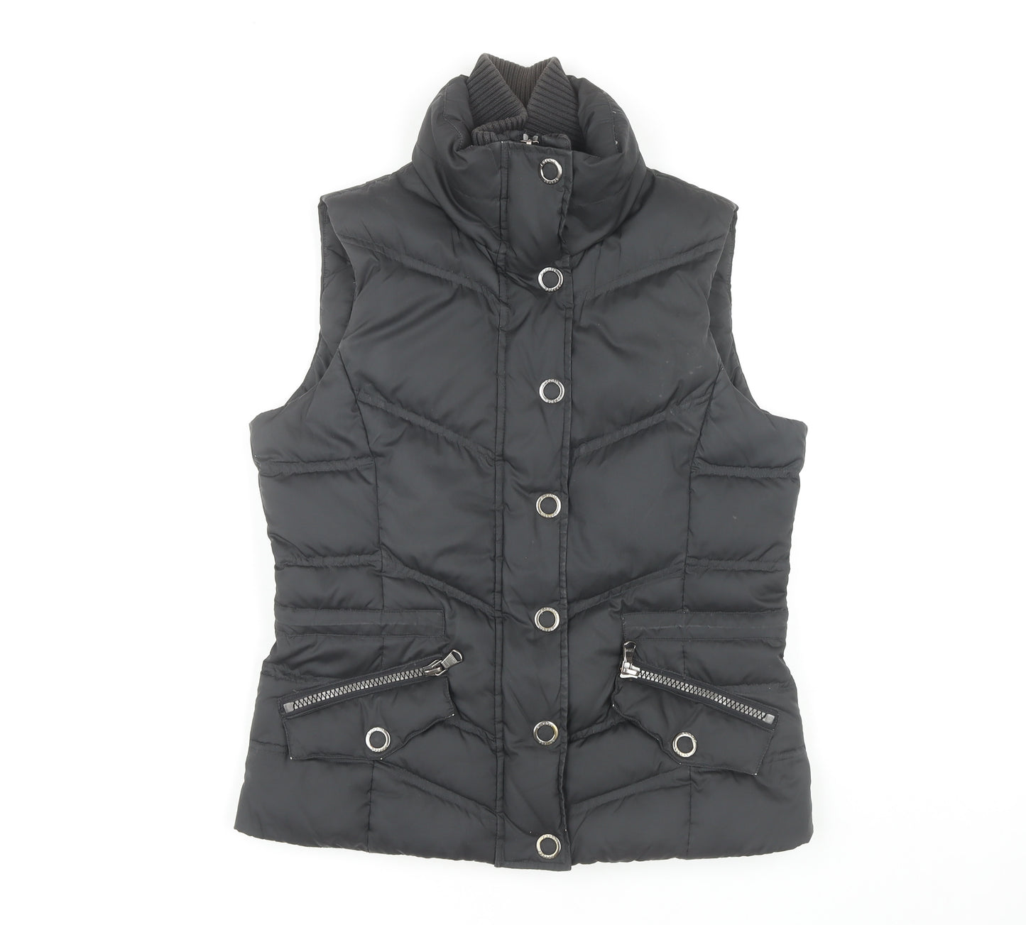 Esprit Women's Medium Black Puffer Waistcoat