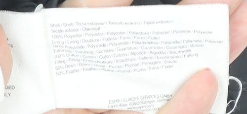 Esprit Women's Medium Black Puffer Waistcoat