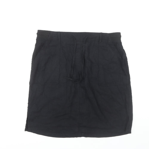Marks and Spencer Women's Black Skirt Size 14