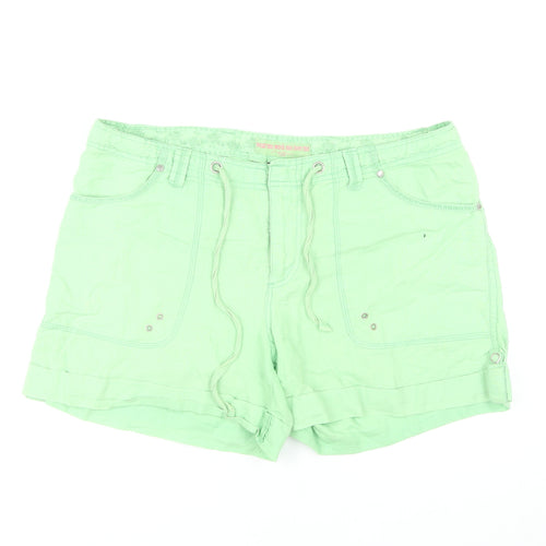 New Look Women's Green Shorts Size 16