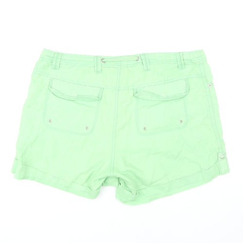 New Look Women's Green Shorts Size 16