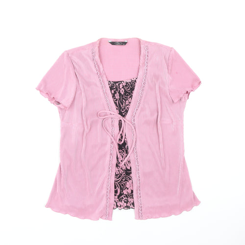 Bm Women's Pink Tunic Blouse, Size 16, Casual Style