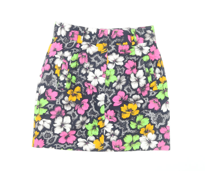 French Connection Women's Floral Pleated Skirt, Size 14
