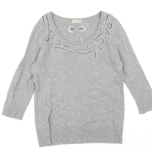 Per Una Women's Grey Size 12 Pullover Jumper
