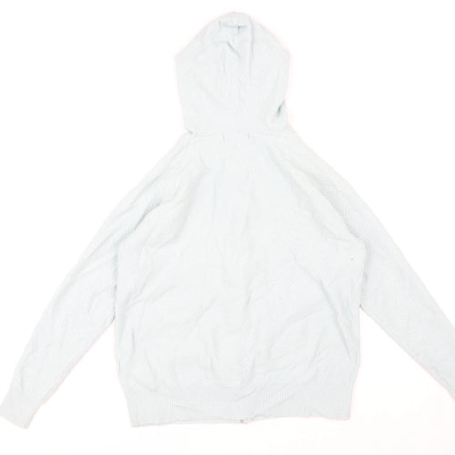 Marks & Spencer Women's Blue Hoodie, Size S, Full Zip