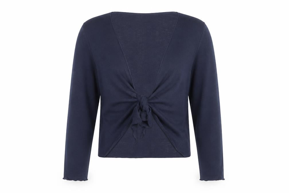 Front view of Marks & Spencer Blue Cardigan -, size 10