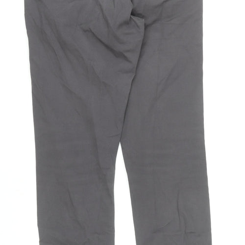 ZE ENZO Men's Grey Trousers Size 32
