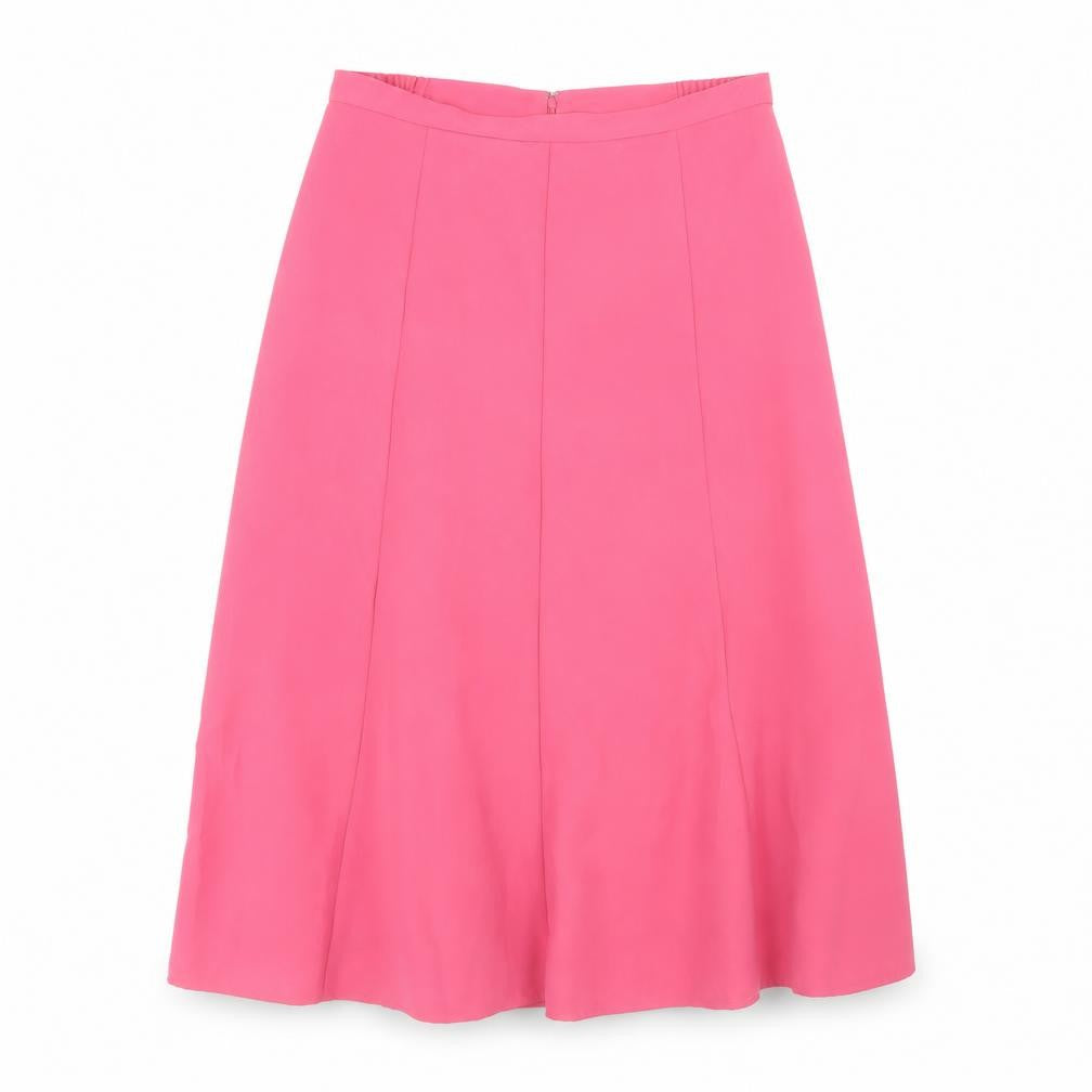 Front view of Victoria Layne Women's Pink Skirt, size 16