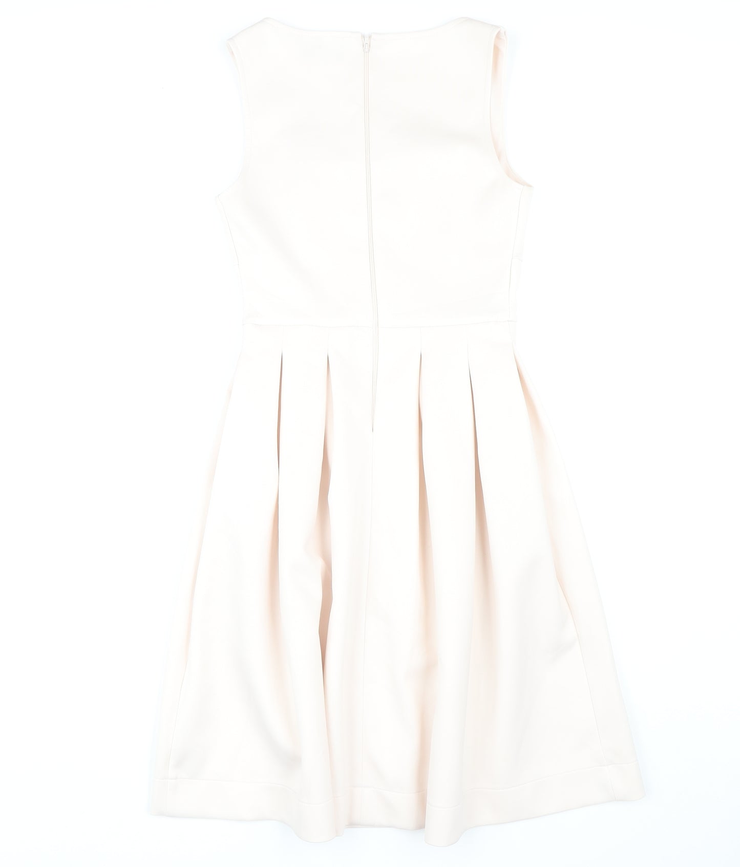 ASOS Women's Ivory Midi A-Line Dress Size 8