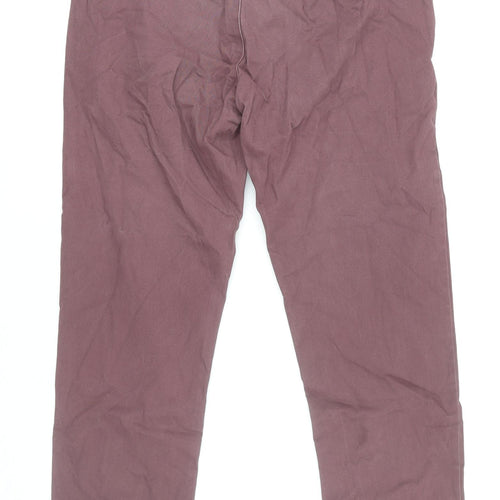 Next Men's Purple Chino Trousers Size M - Autumn Casual