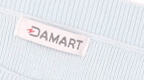 Damart Women's Blue Striped Pullover Jumper Size 14