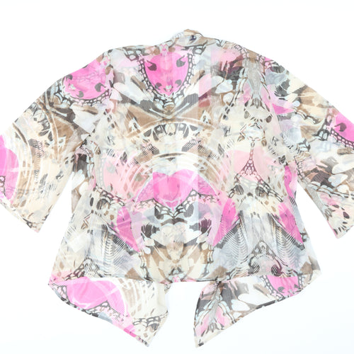 Gray & Osbourn Women's Multicoloured Kimono Jacket Size 18