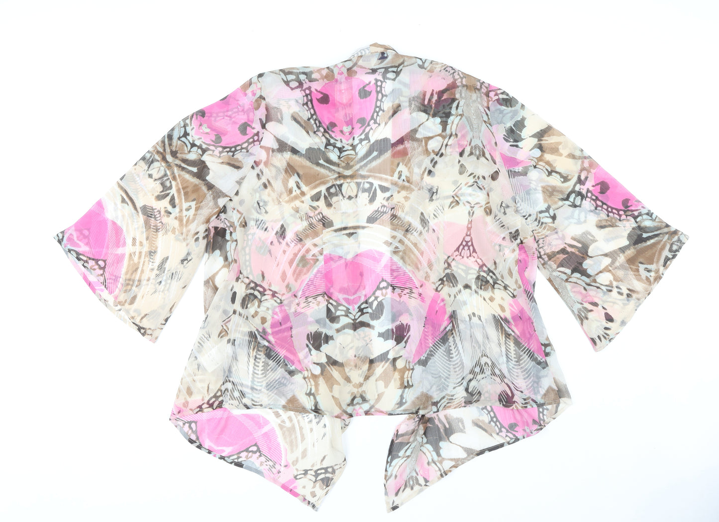 Gray & Osbourn Women's Multicoloured Kimono Jacket Size 18