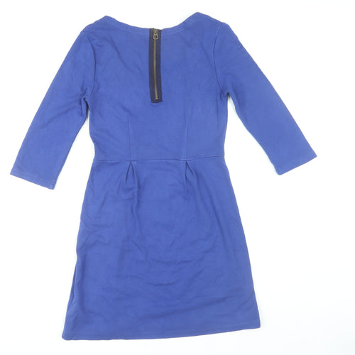 Joules Women's Blue 3/4 Sleeve Dress Size 8