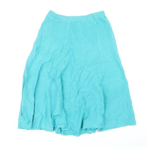 Julipa Women's Blue Skirt, Size 12, Elastic Waist