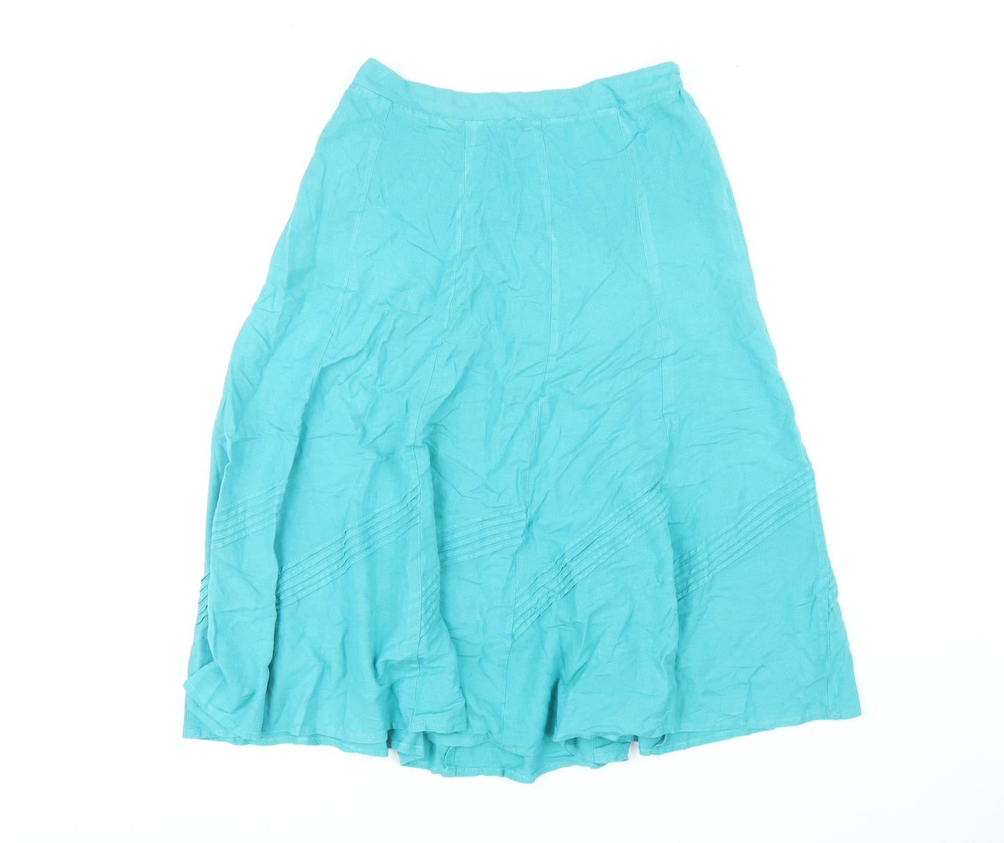 Julipa Women's Blue Skirt, Size 12, Elastic Waist