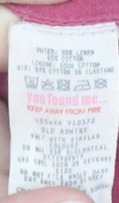 White Stuff Women’s Pink Drawstring Skirt, Size 12